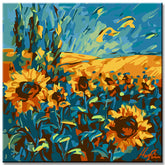 Painting by Numbers Happy Sunflowers